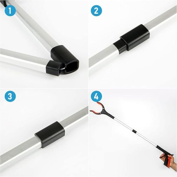 Reacher Grabber for Seniors – Foldable 32” Trash Pickup Tool with 360° Rotation - Image 4