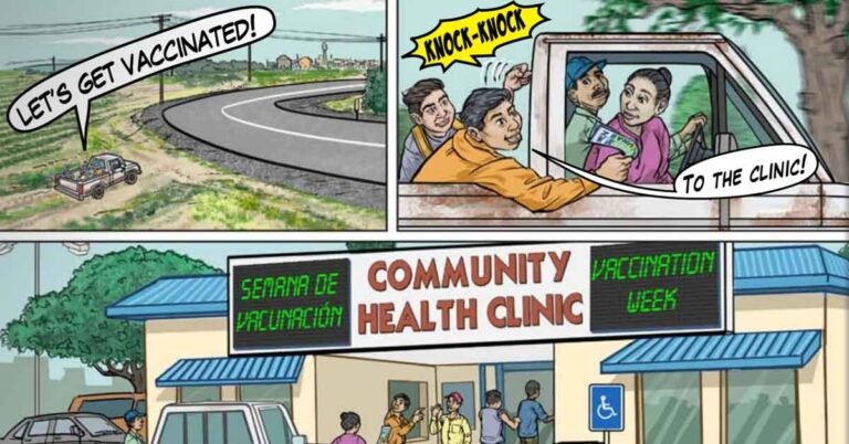 Bilingual comic book serves as lifeline for immigrant healthcare Search