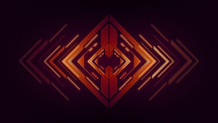 CES 2026 News: Unpacking the Latest Innovations and Trends a dark background with an orange and red pattern