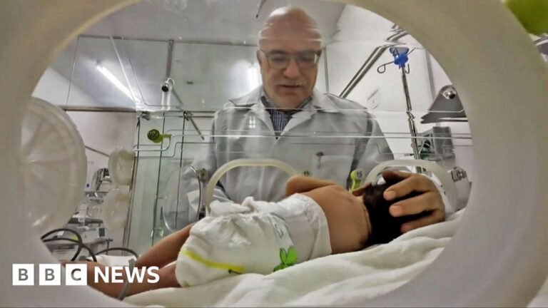 Inside Gaza hospital struggling to provide care to newborn babies Inside Gaza hospital struggling to provide care to newborn babies