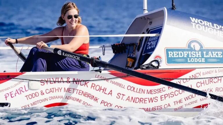Nebraska Woman Learns to Row, Then Becomes First Female to Cross the Atlantic Alone in 3,000 Mile Race Nebraska Woman Learns to Row, Then Becomes First Female to Cross the Atlantic Alone in 3,000 Mile Race