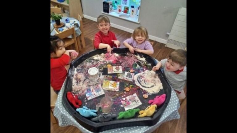 Nursery tots explore feelings for Children's Mental Health Awareness Week