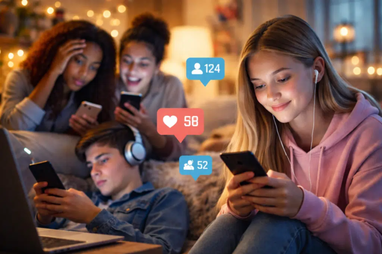 Teenagers and social media impact