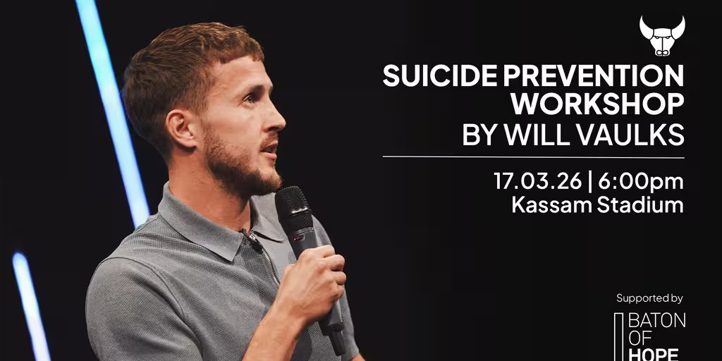 Will Vaulks To Host Suicide Prevention Community Workshop Will Vaulks To Host Suicide Prevention Community Workshop