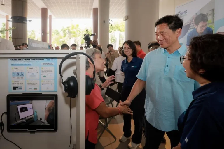 Health Minister Ong Ye Kung tours exhibition booths at the NHG Health Musculoskeletal Day at Woodlands Hospital on March 28, 2026.