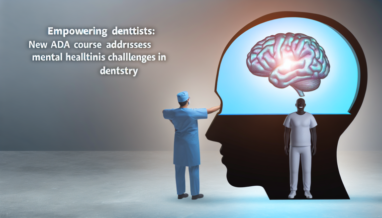 Empowering Dentists: New ADA Course Addresses Mental Health Challenges in Dentistry Empowering Dentists: New ADA Course Addresses Mental Health Challenges in Dentistry