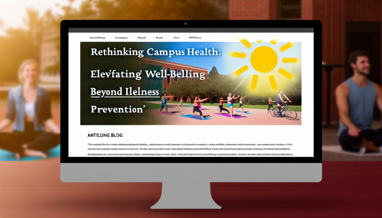 Rethinking Campus Health: Elevating Well-Being Beyond Illness Prevention