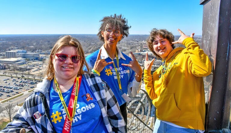 Students take messages of mental health awareness to Topeka