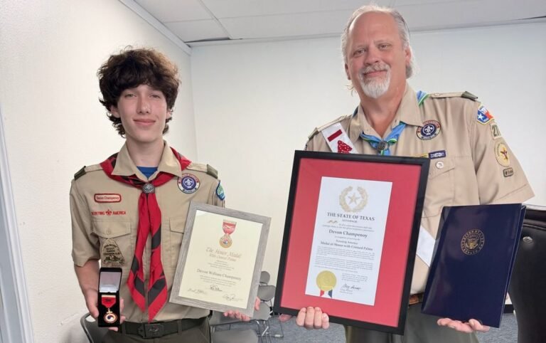 Teen Lifesaver Awarded One of Scouting’s Highest Honors After Harrowing Whitewater Rescue Teen Lifesaver Awarded One of Scouting's Highest Honors After Harrowing Whitewater Rescue