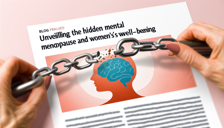 Unveiling the Hidden Mental Health Crisis: Menopause and Women’s Well-Being Unveiling the Hidden Mental Health Crisis: Menopause and Women’s Well-Being