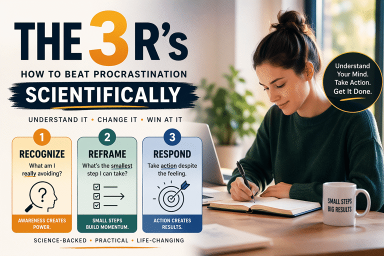 The 3 R’s: How to Beat Procrastination Scientifically and Get Things Done how to beat procrastination scientifically
