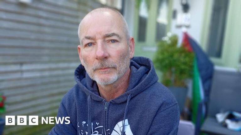 Deported flotilla activist from Belfast returns home Deported flotilla activist from Belfast returns home