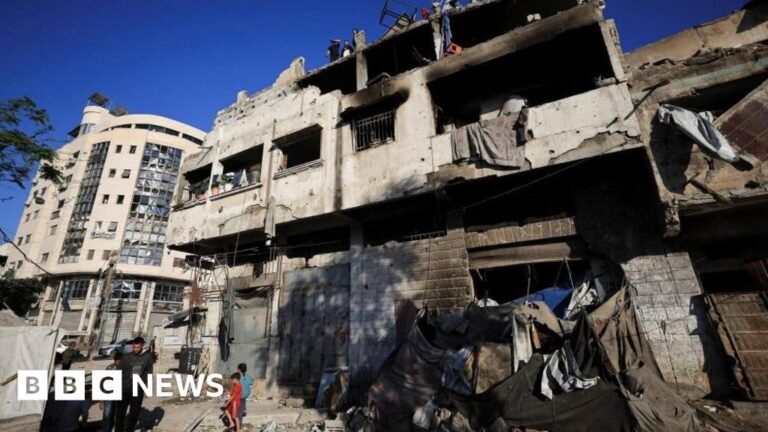Gaza City hospitals say several killed in strike, as Israel targets Hamas leaders Gaza City hospitals say several killed in strike, as Israel targets Hamas leaders