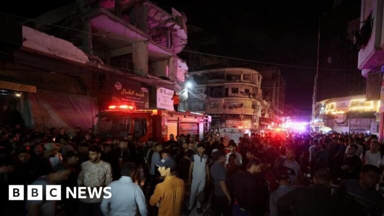 Three killed and dozens injured in Israeli strike on Gaza City, medics and witnesses say Three killed and dozens injured in Israeli strike on Gaza City, medics and witnesses say