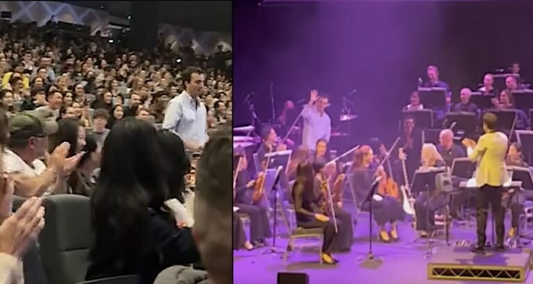 Conductor Blown Away After Guy in Audience Steps in for Pianist During La La Land Concert Mishap–WATCH Conductor Blown Away After Guy in Audience Steps in for Pianist During La La Land Concert Mishap–WATCH