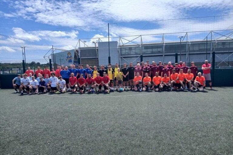The charity football tournament raised more than £3,000 for Mates in Mind