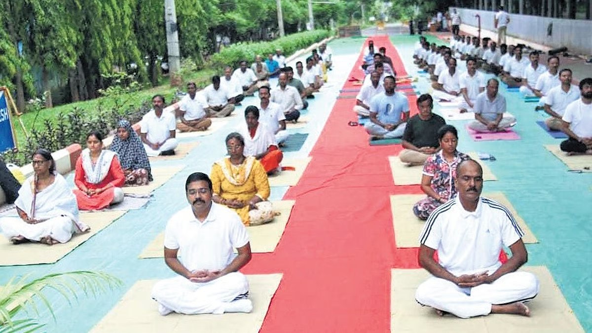 Stress on physical fitness and mental wellbeing of people for ‘Happy AP’ Stress on physical fitness and mental wellbeing of people for ‘Happy AP’
