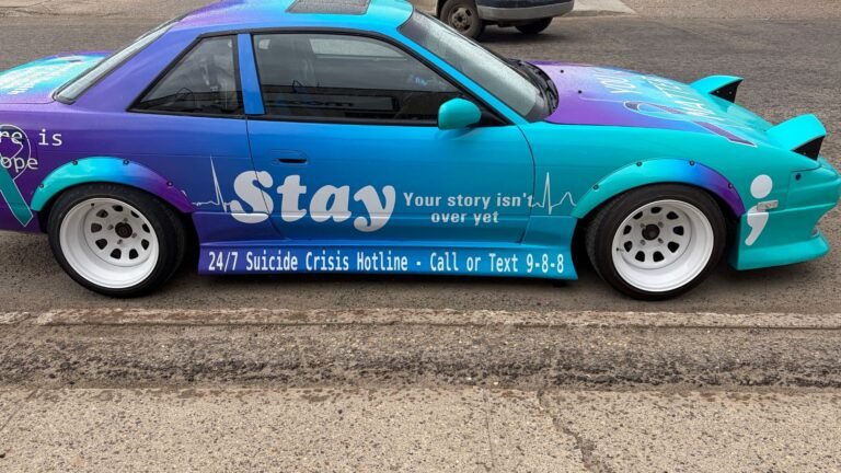 Suicide awareness themed vehicle hitting the roads in Fort St. John