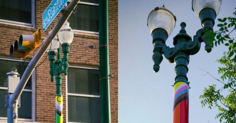 Texas banned rainbow crosswalks. El Paso transformed its street lights Search