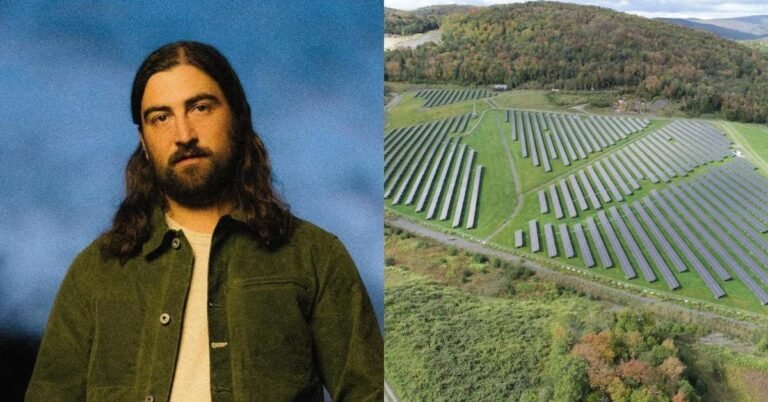 The 20,000-panel solar farm featured in Noah Kahan’s new album Search