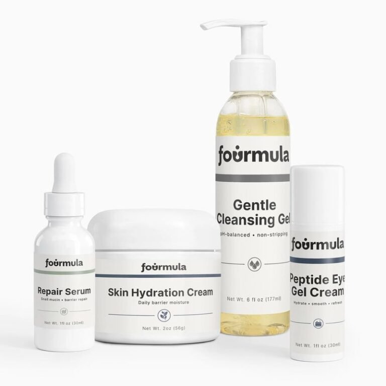 The fourmula launches four-step skincare system to simplify self-care dropdown