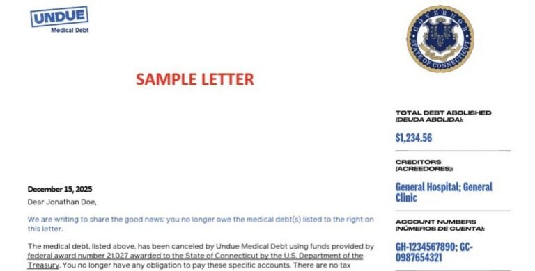 US Nonprofit Again Wipes Out Millions in Hospital Bills–This Time for 97,000 Residents of Connecticut US Nonprofit Again Wipes Out Millions in Hospital Bills–This Time for 97,000 Residents of Connecticut