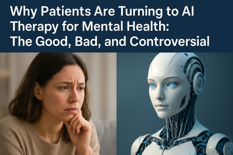 Why Patients Are Turning to AI Therapy for Mental Health: The Good, Bad, and Controversial
