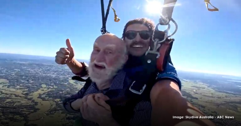 89-year-old shows adventure has no age limit with birthday skydive – The Good News Movement