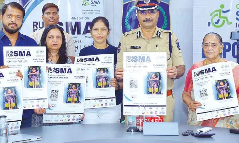 Cyberabad police back Run for SMA 2026 Cyberabad police back Run for SMA 2026