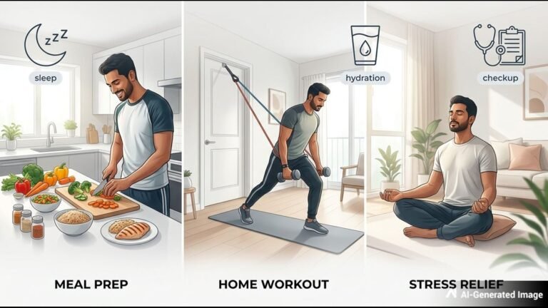 Healthy Lifestyle Habits for Men: Diet, Exercise, Sleep, and Stress Management Healthy Lifestyle Habits for Men: Diet, Exercise, Sleep, and Stress Management