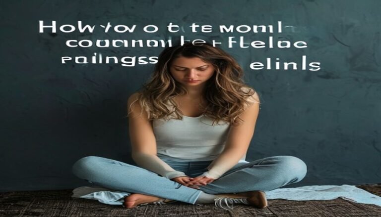 How to sit with uncomfortable feelings