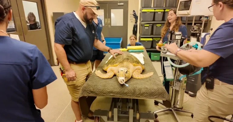 Human procedure saves sea turtle that swallowed 20 fishing hooks Search