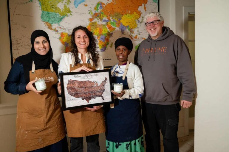 Refugee candlemakers rebuilding lives through work Refugee candlemakers rebuilding lives through work