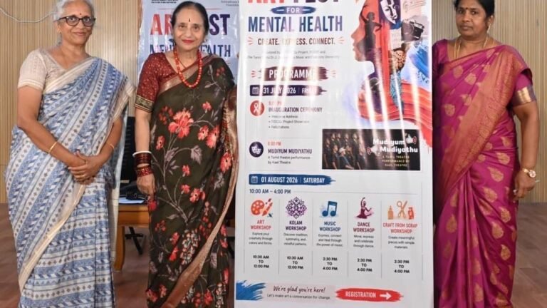 Stage play, art exhibition mark mental health awareness event in Chennai