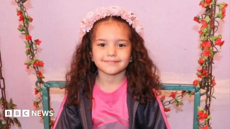 Hind Rajab smiles at the camera.
