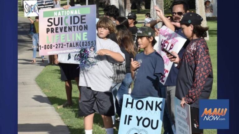 Maui observes Suicide Prevention Month: Join the upcoming sign waving and training events : Maui Now Maui observes Suicide Prevention Month: Join the upcoming sign waving and training events : Maui Now