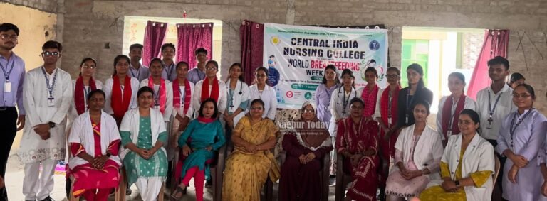 Nagpur Nursing College Marks World Breastfeeding Week with Awareness Drive Nagpur Nursing College Marks World Breastfeeding Week with Awareness Drive