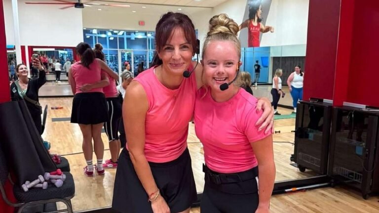 22-yo with Down Syndrome Becomes Certified Fitness Instructor, Leads Class of 60 at Local Gym 22-yo with Down Syndrome Becomes Certified Fitness Instructor, Leads Class of 60 at Local Gym