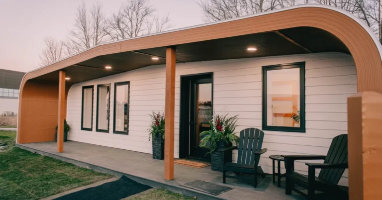 3D-printed homes are built using ‘ink’ made of sawmill dust Search