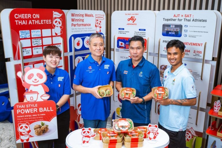 Ajinomoto Supports Thai Athletes’ Physical and Mental Well-being on the Road to Asian Games 2026 Ajinomoto Supports Thai Athletes’ Physical and Mental Well-being on the Road to Asian Games 2026