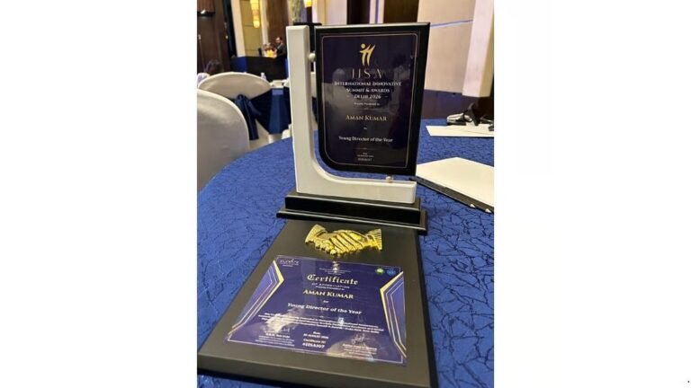 Aman Kumar Honoured As ‘Young Director Of The Year’ In Healthcare Education – Outlook Business Aman Kumar Honoured As ‘Young Director Of The Year’ In Healthcare Education – Outlook Business