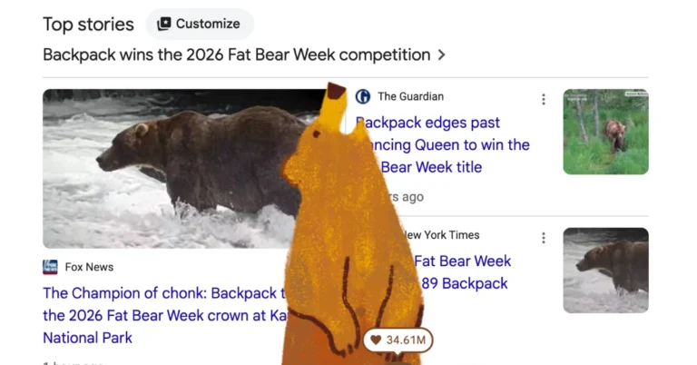Google celebrates Fat Bear Week with special animation Search