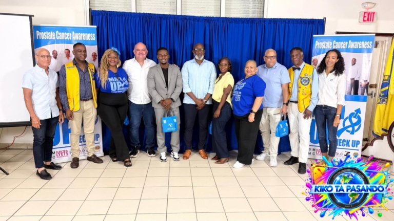 Minister Connor Leads by Example in Prostate Cancer Awareness Activities – KIKO TA PASANDO Minister Connor Leads by Example in Prostate Cancer Awareness Activities – KIKO TA PASANDO