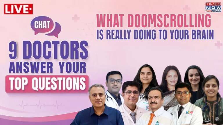 Live Chat: 9 Doctors Decode Doomscrolling — What It Does to Your Brain, Sleep, and Mental Health Times Now