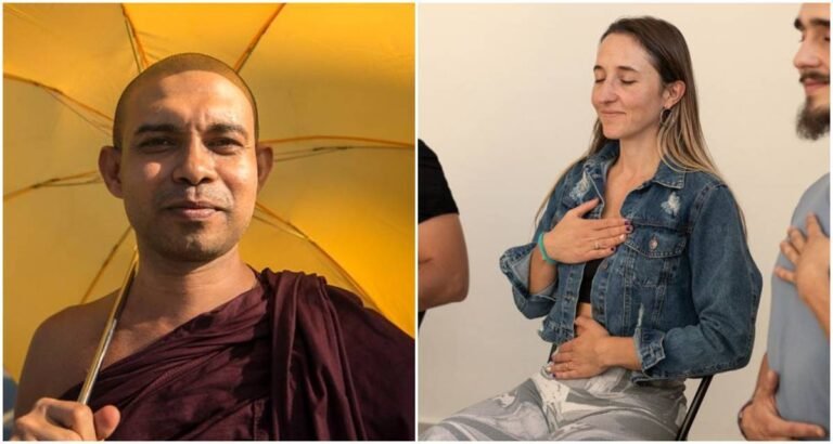 Monk-inspired 20-second reset found to be a key to well-being. But it must be done daily. monk, meditation, self compassion, mindfulness, buddhism